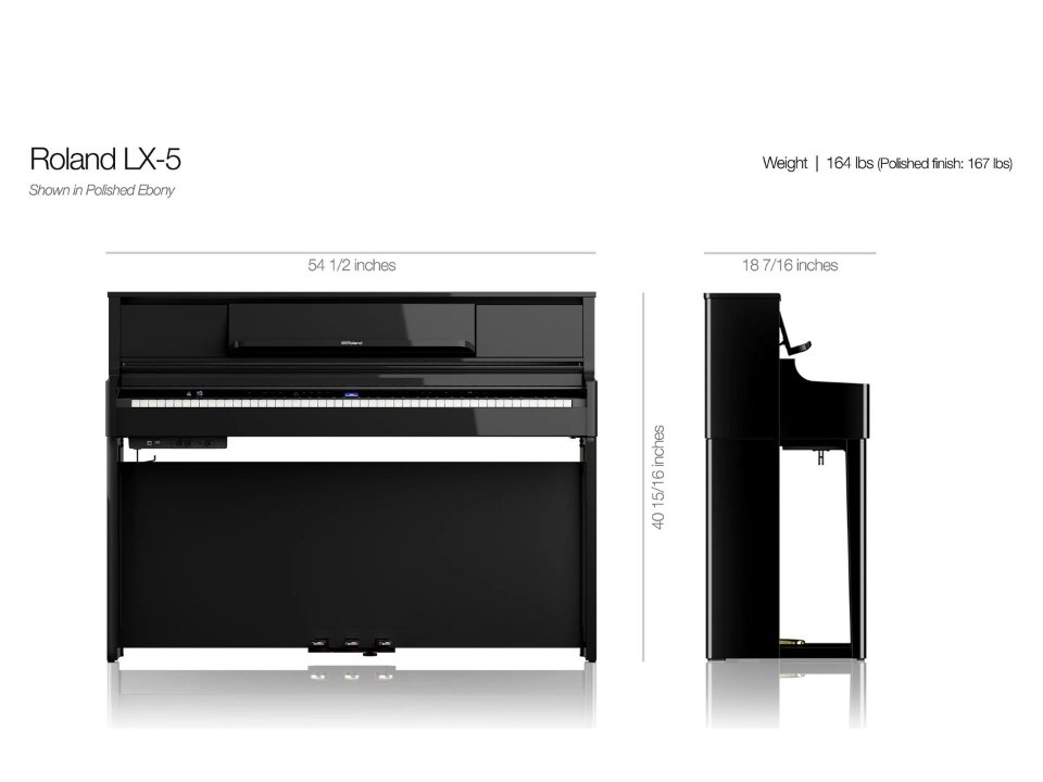 ROLAND LX-5 PE - Góc nhìn thực tế 6